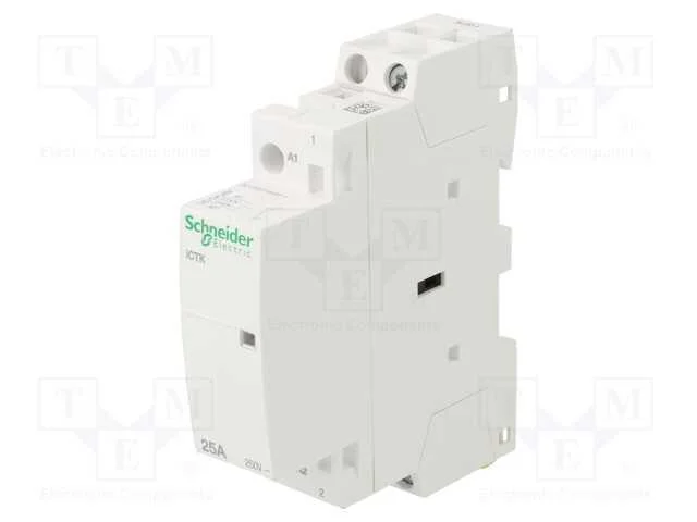 Contator: 1-De Polo de Instala&ccedil;&atilde;o, 25a, 230&divide;240vac, No, Ip20, 500v