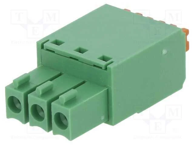 Bloco terminal separ&aacute;vel, 3,5mm, faixas: 3, simpl.