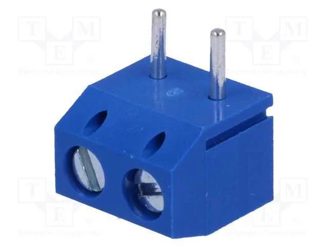 PCB bloco terminal, simples, 5mm, faixas: 2, para.