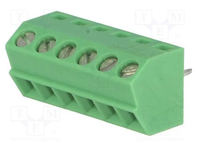 PCB bloco terminal, angulares 55, 3,5mm, faixas: .