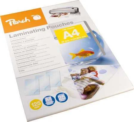 Peach Ppr525-02 Bolsa para Plastificar 25 Unidade.