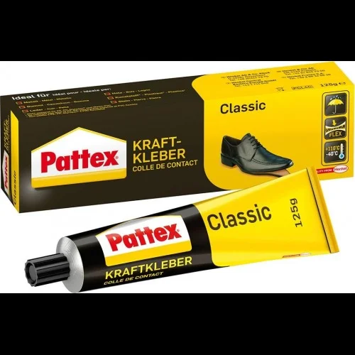 Pattex Power Adhesive Classic, Resistente a Altas Temperaturas, Tubo com 125g