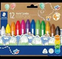 Staedtler Wax Crayon Noris Jumbo Conjunto de 12 V.