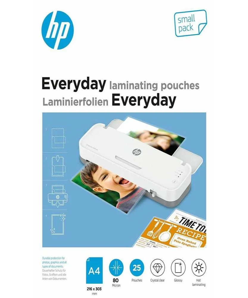 Capas de Plastificar Hp Everyday 9153 (1 Unidade) 80 Mic 