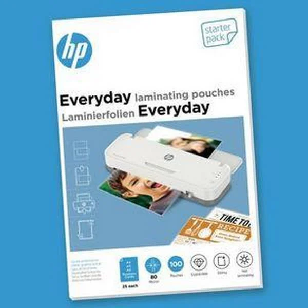 Pel&iacute;culas de Laminagem Hp Everyday Starter Set 80 Micron
