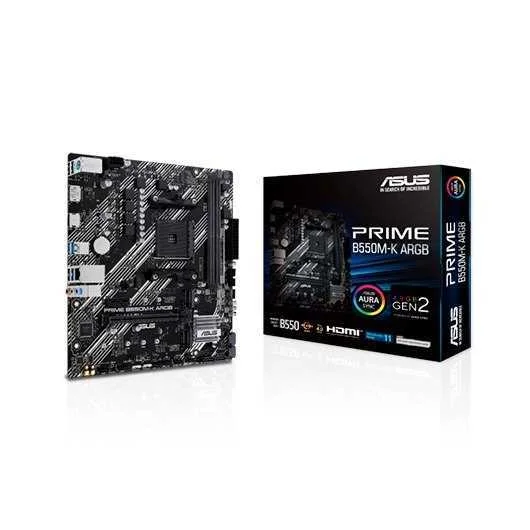Placa Base Asus Am4 Prime B550m-K Argb