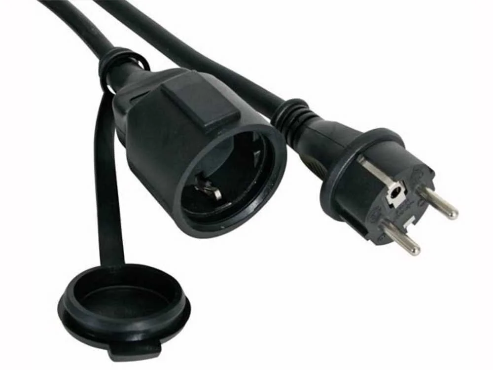 Cabo de Extens&atilde;o em Borracha - 10 M - 3g2.5