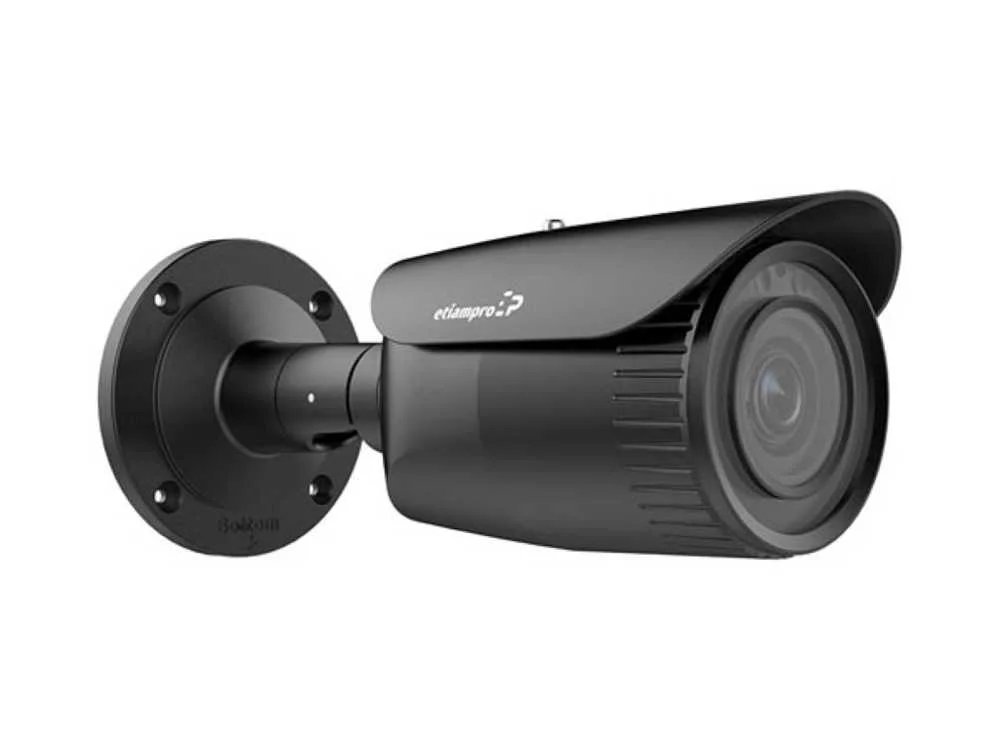 Cam&acirc;ra Ip - Tipo Bala - Varifocal - Preto - 2mp