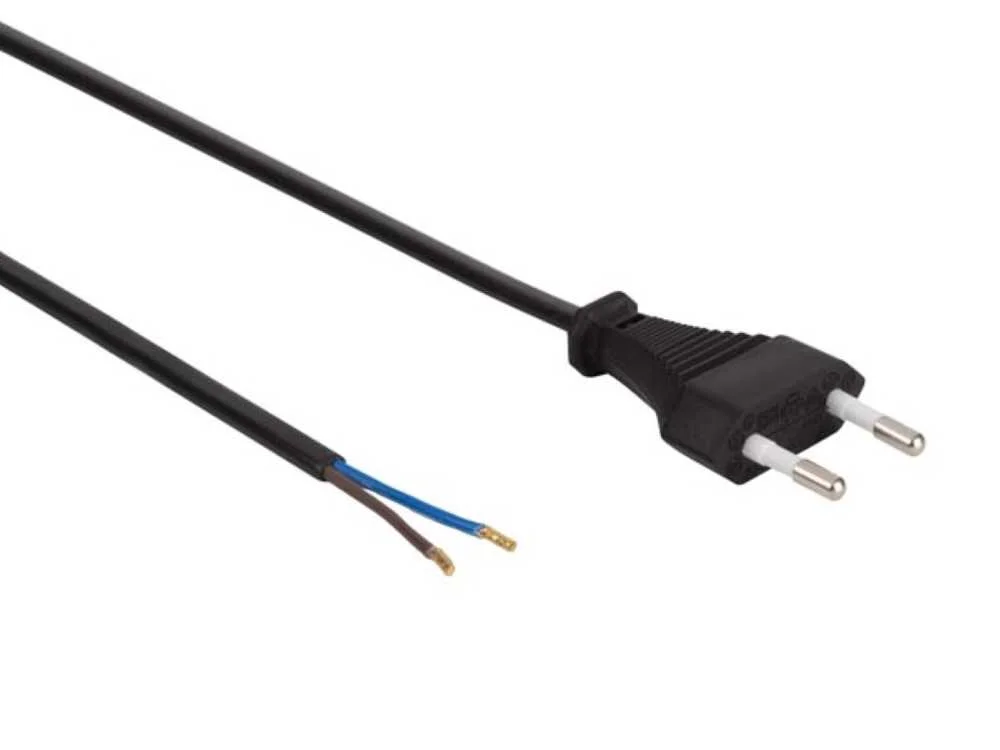 Cabo de Alimenta&ccedil;&atilde;o Preto Cee 7/16 "Europlug"+ Ex.