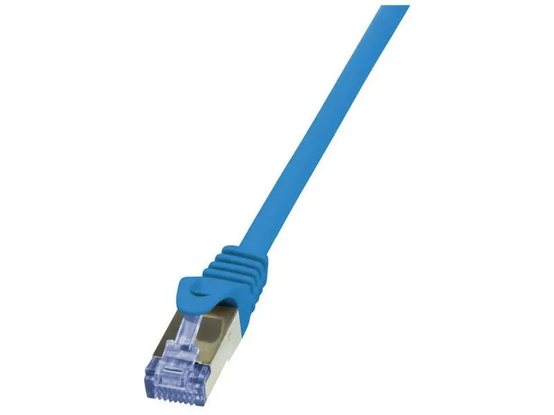 Logilink Patchkabel Cat6a  S/Ftp Awg26 Pimf  5,00m Blau