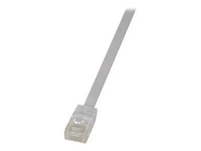 Logilink Slimline - Cabo Patch - 50 Cm - Branco