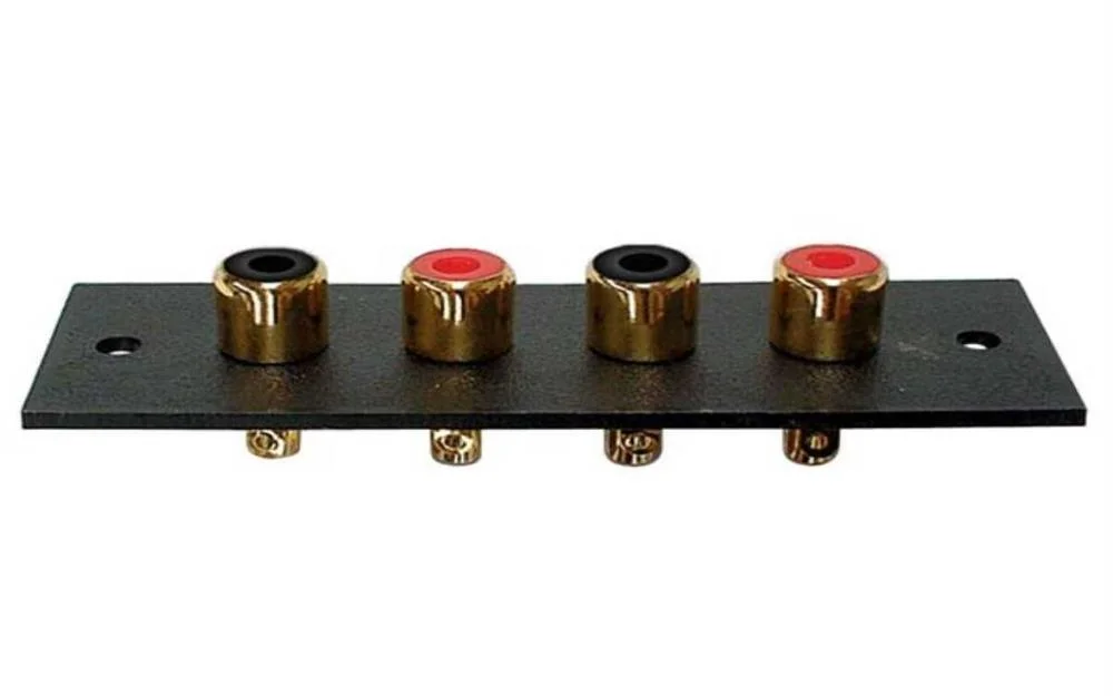 4p Amp Rca Plug - Gold