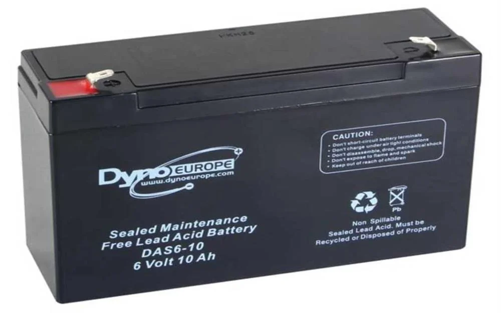 Lead Acid Battery 6 V - 10 Ah 151 X 50 X 101 Mm
