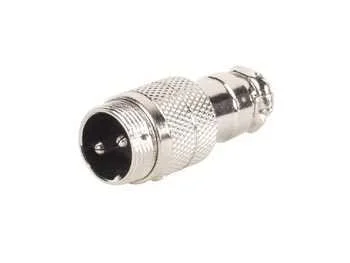 Conector macho multipinos - 2 pinos
