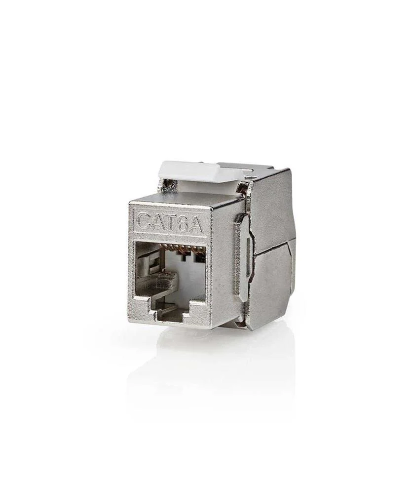 Keystone  Cat6a  Rj45 Hembra  S/Ftp  Metal  Caja