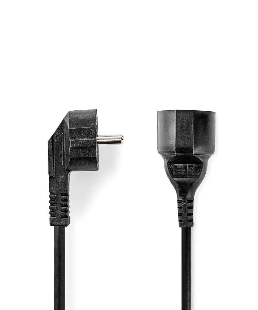 Cabo de Alimenta&ccedil;&atilde;o  Conector de Alimenta&ccedil;&atilde;o Macho  Conector de Alimenta&ccedil;&atilde;o F&ecirc;mea  Angular  Reto