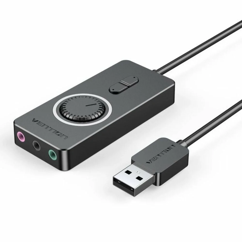 Tarjeta de Sonido Vention Cdrbb/ Usb Macho - 3x J.