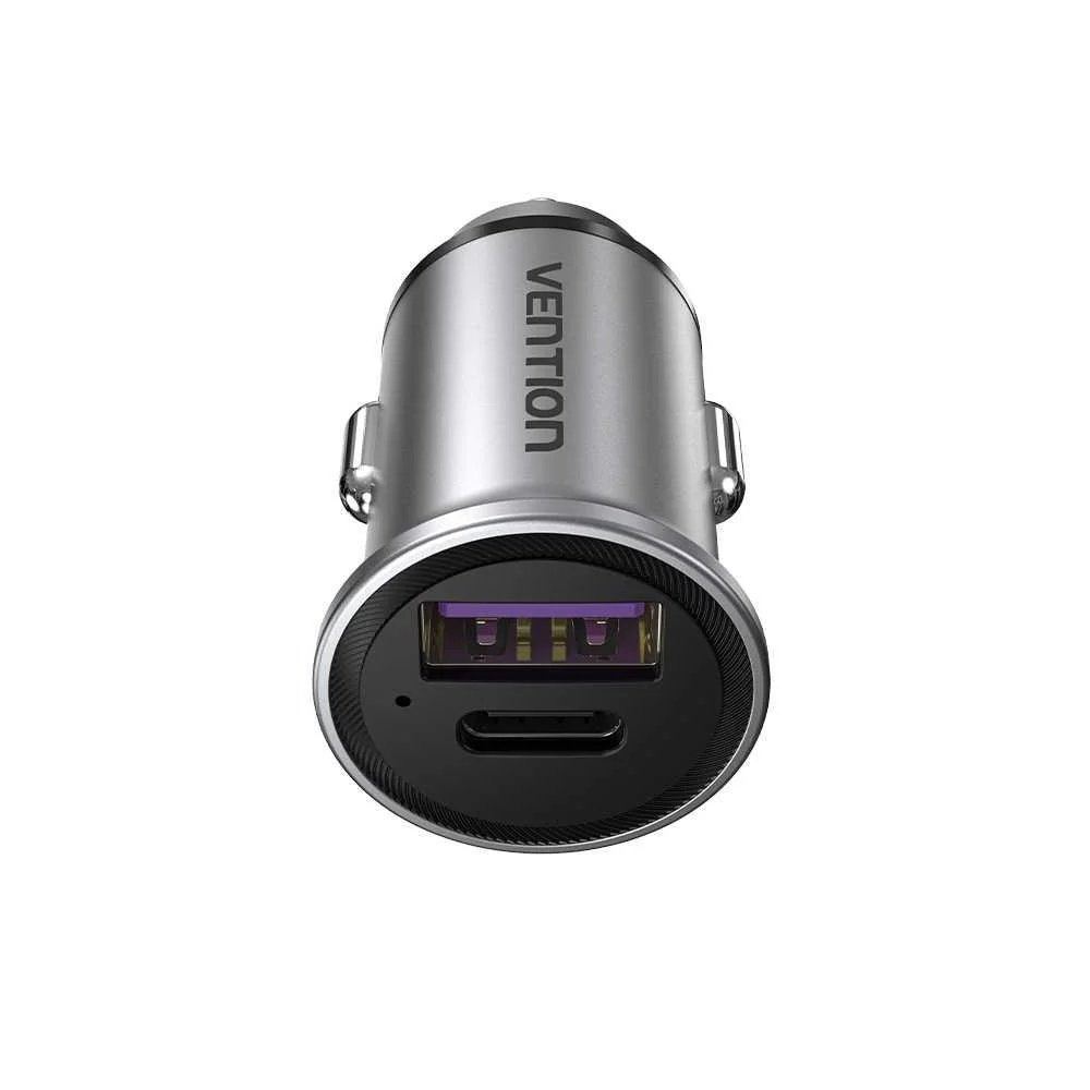 Cargador de Coche Vention Fffh0/ 1xusb-Tipo C/ 1x.