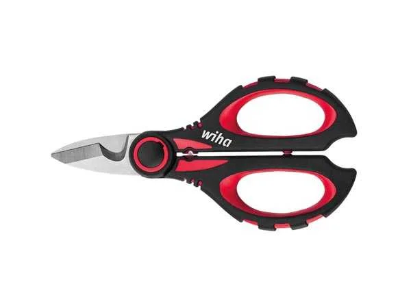 Wiha Shear For Electricians With Crimp Function In Blister Pack (41923) 160 Mm
