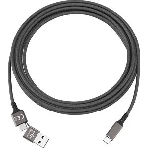 Cabo de Carregamento e Dados Speedy da Smrter, Tipo Usb-C, 100 Cm, Preto,
