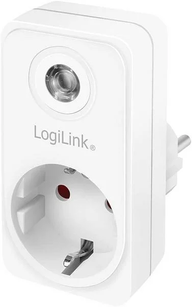 Adaptador de Tomada Logilink com Sensor Crepuscular, 1xcee 7/3