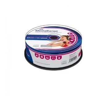 Mediarange Cd-R &Aacute;udio 700mb 80min 48x 25er Cakebox