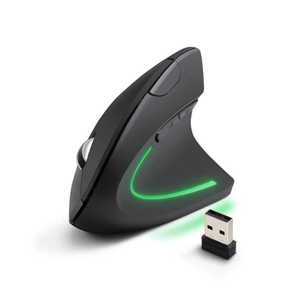 Esperanza Wireless 2.4ghz Vertical Optical Mouse 6d Usb Corvus