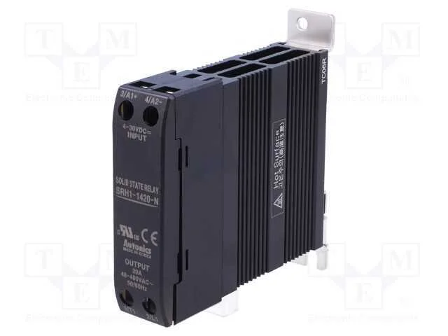 Rel&eacute;: semicondutores, Ucoma: 4&divide;30VDC, 20A, 48&divide;480.