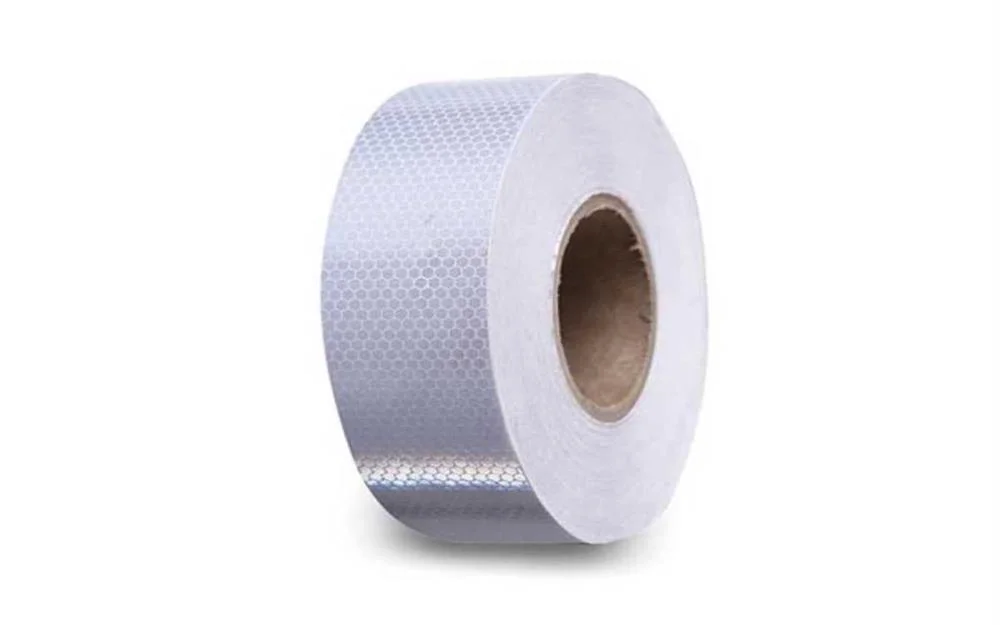 Fita Reflectora em Favo de Mel 5cm X 5m - Branca