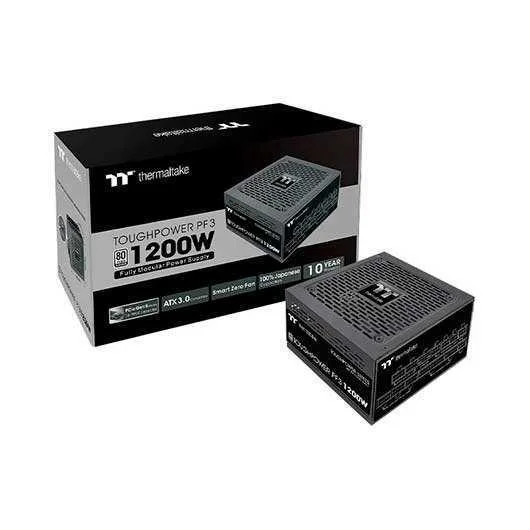 Thermaltake Toughpower Pf3 Power Supply Unit 1200 W 24-Pin Atx Atx Black