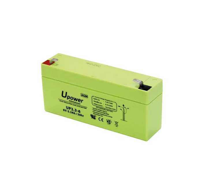 Bater&iacute;a Plomo 6,0v/3,3ah (134,0x60,7x34,3mm)