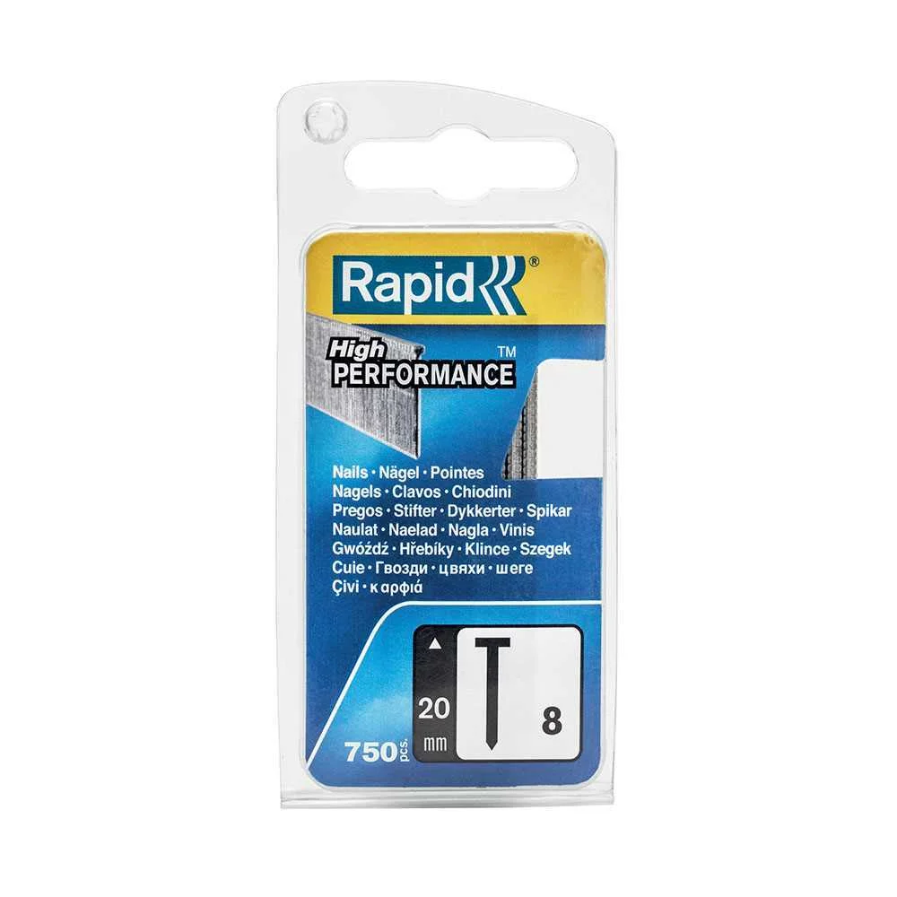 Bl&iacute;ster 750 Pregos N&ordm; 8 20mm 40109534 Rapid