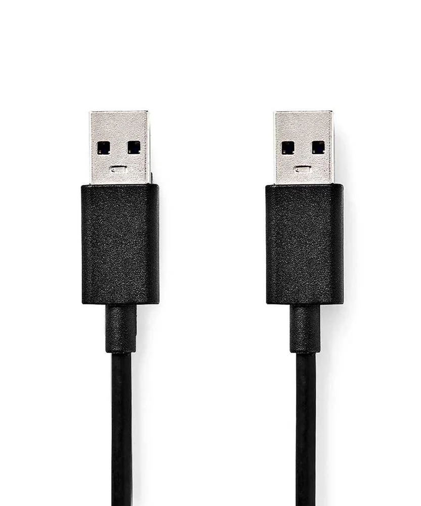 Cable Usb  Usb 3.2 Gen 1  Usb-A Macho  Usb-A Macho  5 Gbps  Niquelado  2.00 M  Redondo  Pvc
