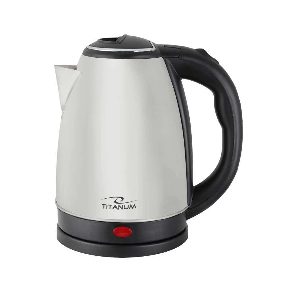 Chaleira El&eacute;ctrica Titanum Tkk102x 1,8l 1800w Inox Prata