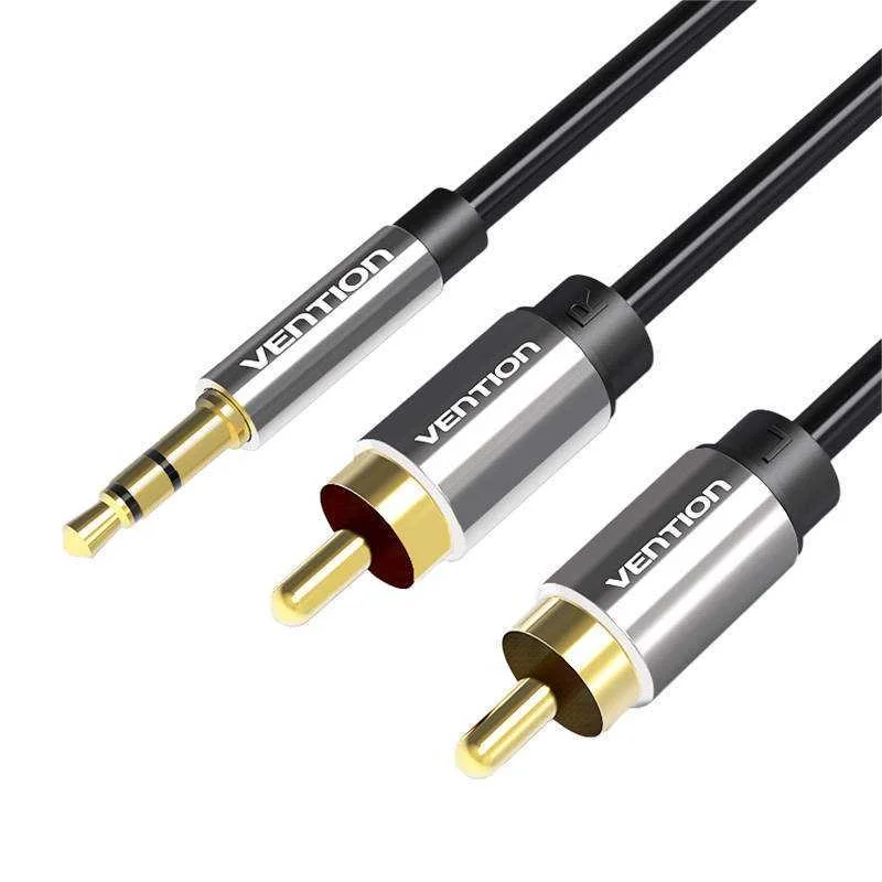 2xrca Cabo (Cinch) Jack para 3,5mm Vention Bcfbj .