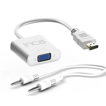 Adaptador Inca Ihtv-7tb Hdmi > Vga St. + Usb Audio, 1080p, Ws Retail