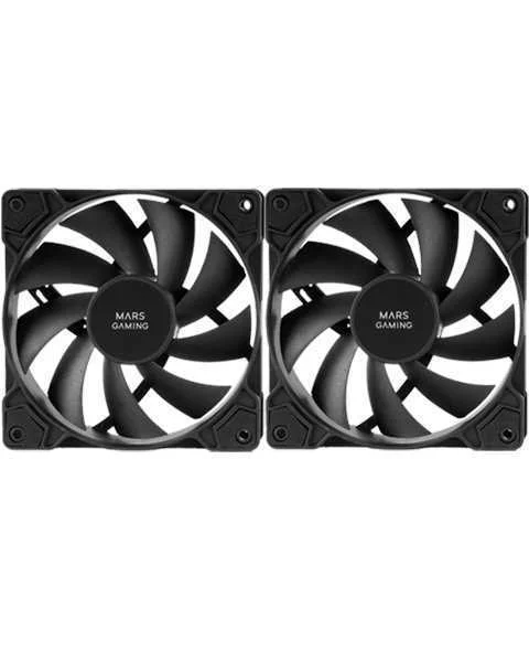 Pack 2 Ventiladores Mars Gaming Mf-Pwmx2/ 12cm
