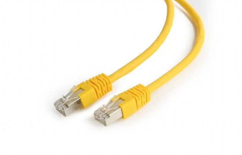 Cabo de Rede Gembird Pp6-0.25m/Y Cat6 Ftp (Cca) 0.25m Awg26 Amarelo