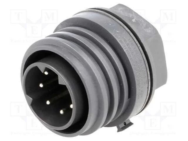 Conector: Redondos, Tomada, Macho, Pin: 7, Rosca Externa,Torcidos