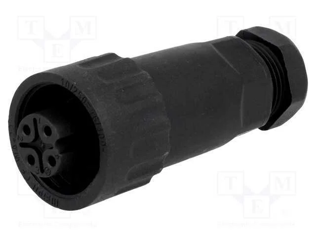Ficha, Wa22, F&ecirc;mea, Pin: 4, 3+Pe, Ip67, 9&divide;10,5mm, 16a, 400v, Dourado