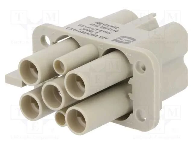 Conector: HDC, inserto de contatos, f&ecirc;mea, Han Q,.