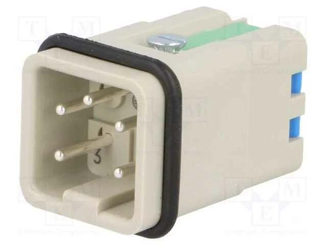 Conector: HDC, inserto de contatos, macho, Quick .