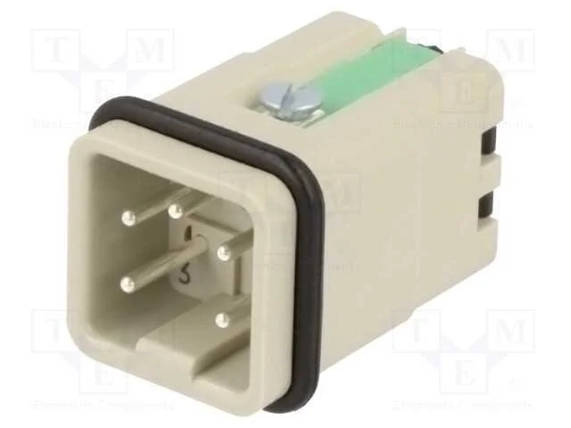 Conector: HDC, inserto de contatos, macho, Quick .