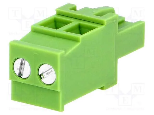 Bloco Terminal Separ&aacute;vel, 5,08mm, Faixas: 2, Angulares 90, Ficha