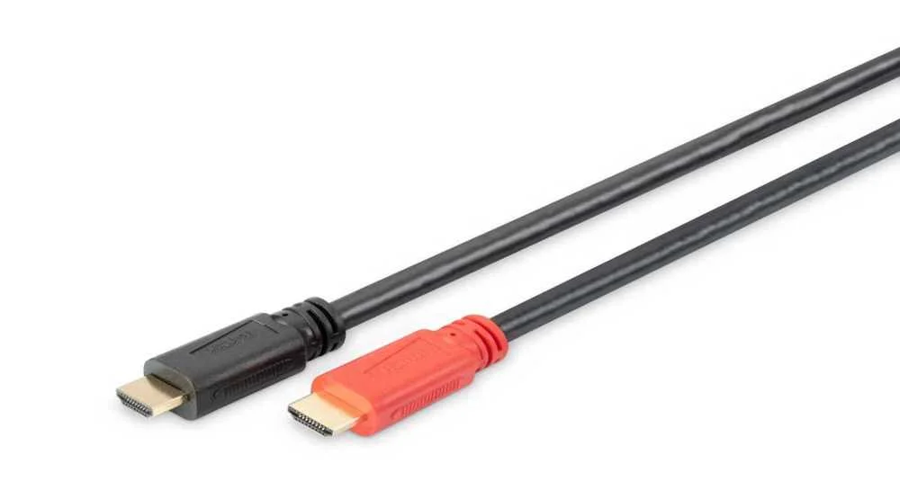 Digitus Hdmi High Speed Anschlusskabel,Mit Verst&auml;rker,20m,Sw