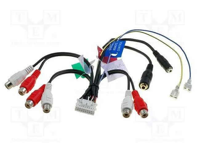 Conectores, Avic,Jack 2,5mm,Jack 3,5mm,Rca, Pioneer, Pin: 20