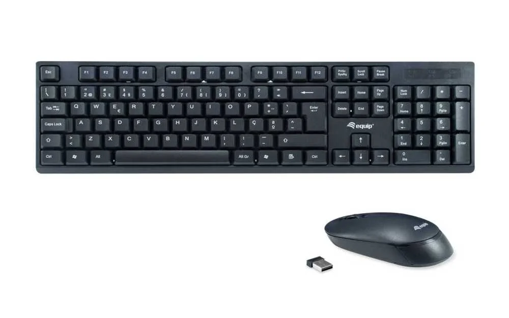 EQUIP 245222 TECLADO RATO INCLU&Iacute;DO RF WIRELESS QW.