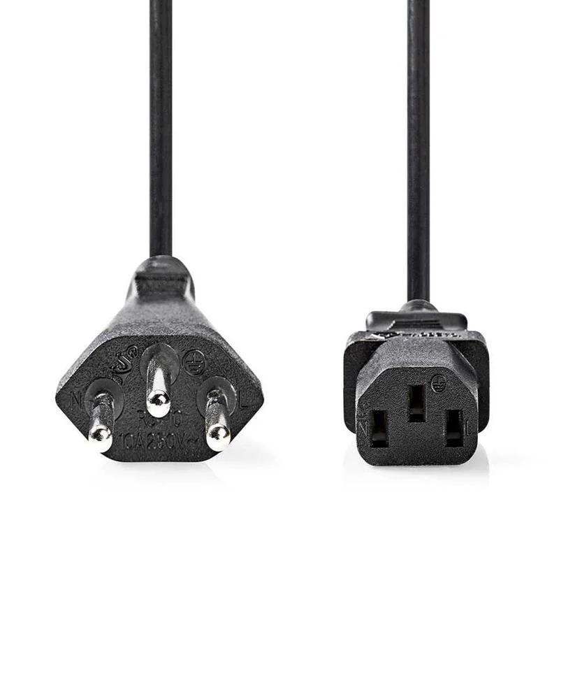 Cable Alimentaci&oacute;n  Ch Tipo 12  Iec-320-C13  Rect.