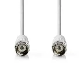 Nedis Csgl41000wt50 Cabo Coaxial 5 M Tipo F Branco