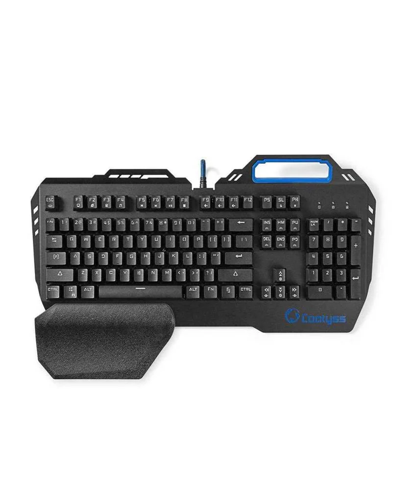 Teclado com Fios para Jogos  Usb  Teclas Mec&acirc;nicas  Us International  U.S. Layout